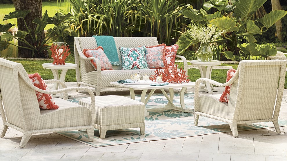 Design ideas for a beach style patio in Other.