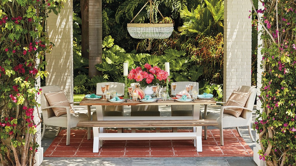 This is an example of a bohemian patio in Other.