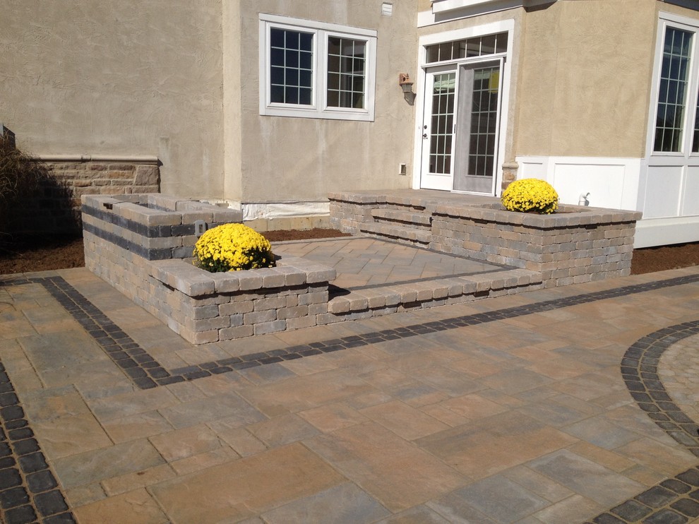 Outdoor Bar and Gas Fire Pit Outdoor Living Space Traditional Patio Columbus by Pony