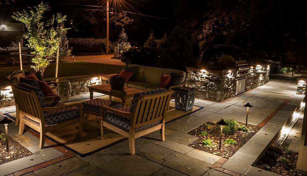 This is an example of a traditional patio in Baltimore.