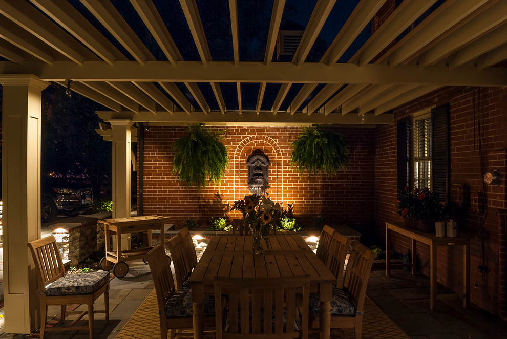 Design ideas for a traditional patio in Baltimore.