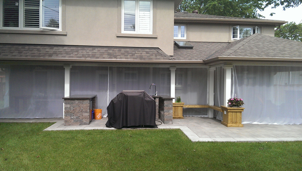Outdoor Curtains/Mosquito Drapes/Porch Screens Traditional Patio