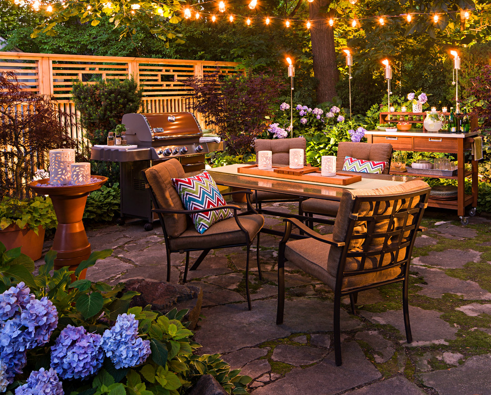 Outdoor Dining & Entertaining Space Transitional Patio Charlotte
