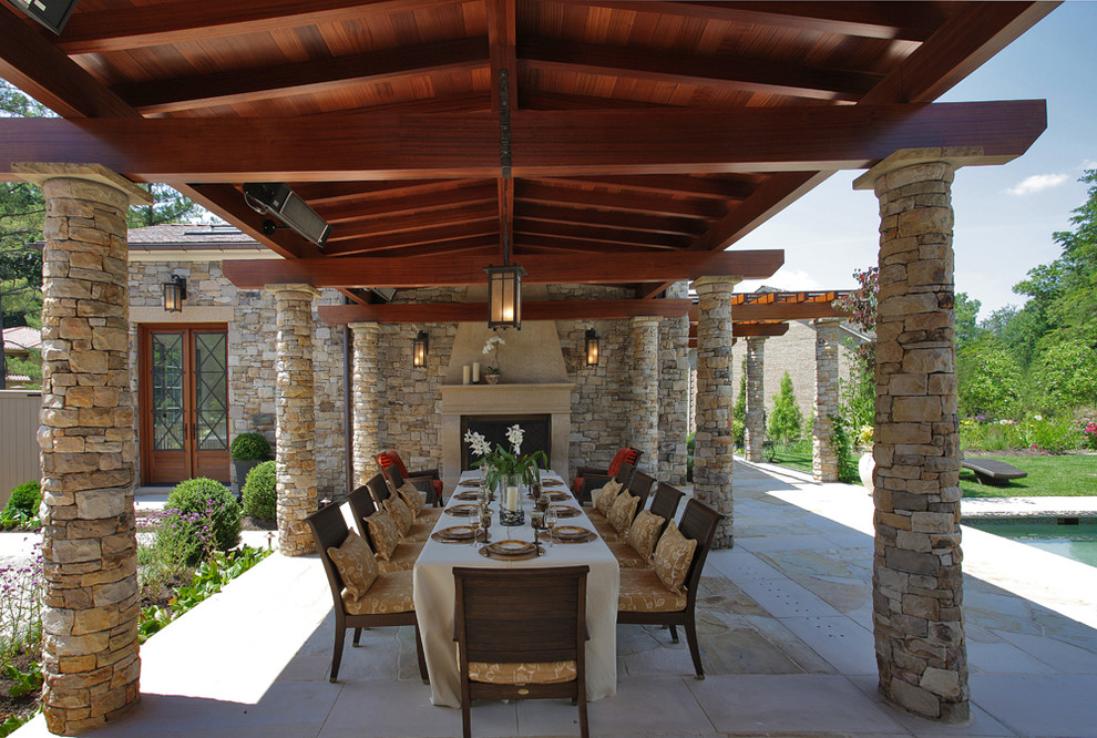 Inspiration for a mediterranean patio remodel in DC Metro