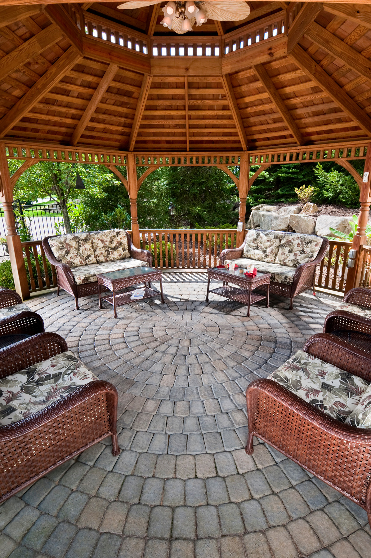 sun vue outdoor living furniture on 75 Beautiful Patio With A Gazebo Pictures Ideas May 2021 Houzz