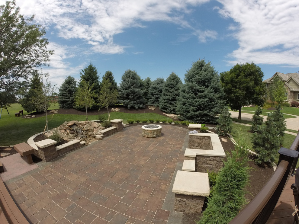Outdoor Fire Pits Traditional Patio Omaha by Shurlawn Inc Houzz