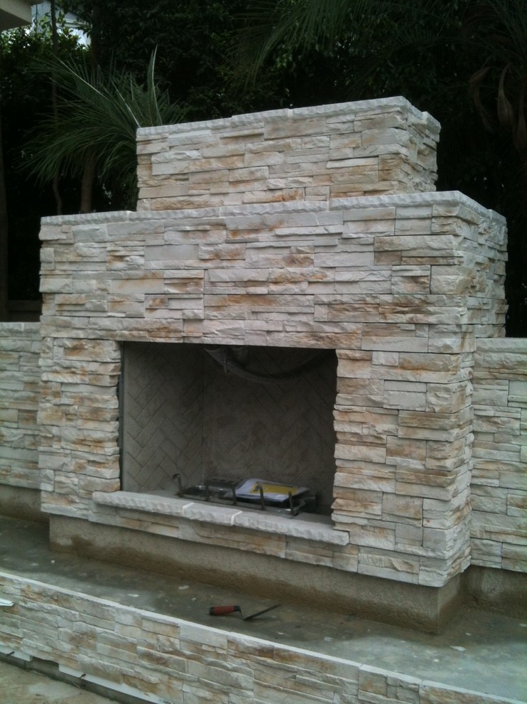 Example of a beach style patio design in Orange County