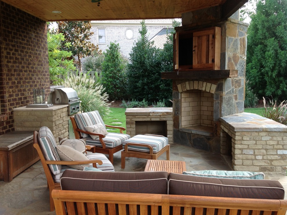 Example of a classic patio design in Other