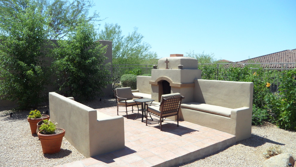 This is an example of a patio in Phoenix.