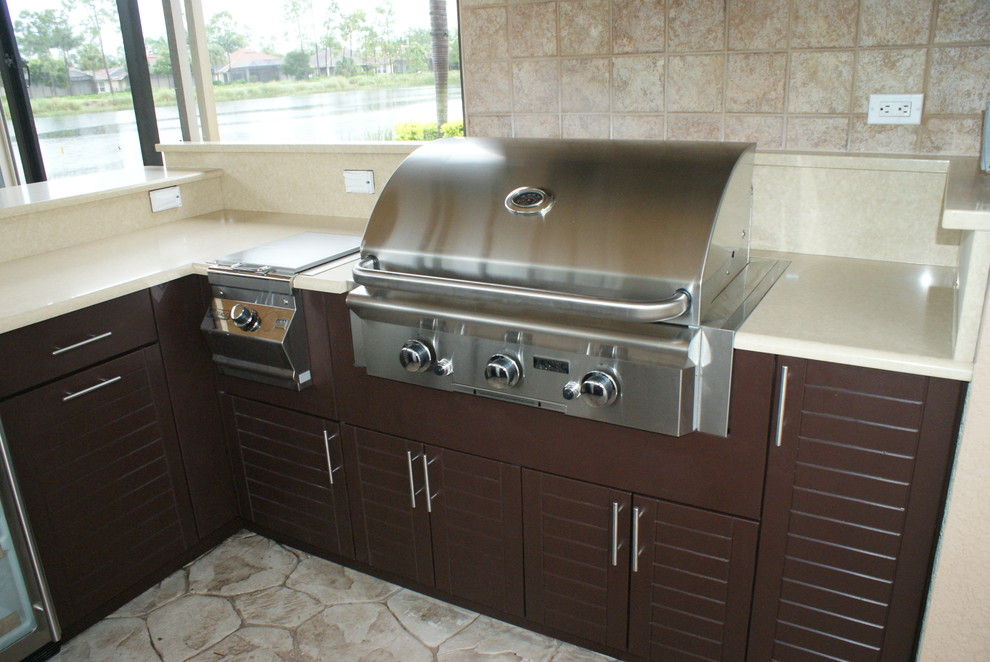 Outdoor Kitchen - 30" AOG Grill - Naples, Fl - Modern - Patio - Miami ...