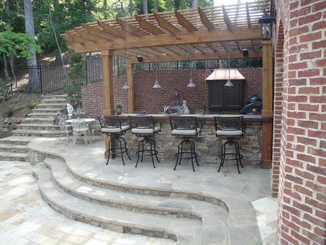 Outdoor Kitchen Bar and Grill - Clásico - Patio - Atlanta - de Georgia