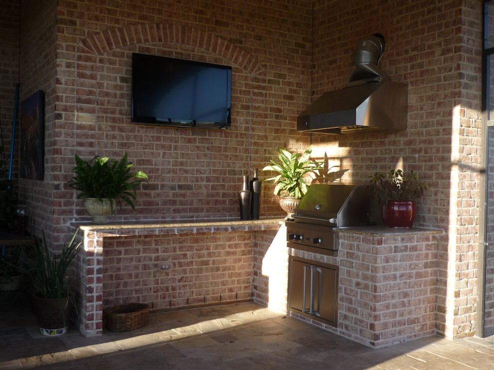 Outdoor Kitchen by Increte of Houston Traditional Patio Houston