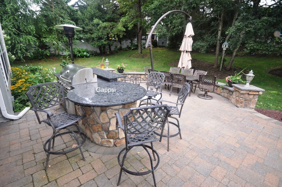 Outdoor Kitchen Designed and Built by Gappsi in Setauket, NY