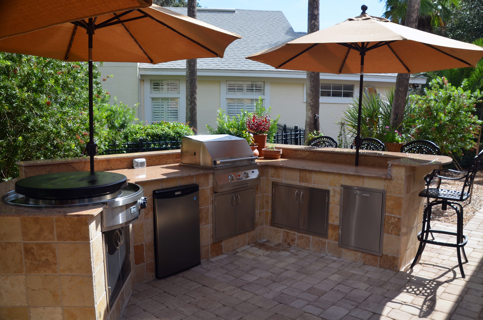 Outdoor Kitchen Installations with Evo Circular Cooktop - Traditional ...