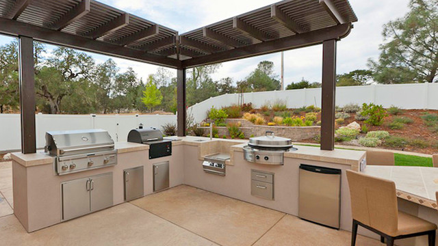 Outdoor Kitchen Installations with Evo Circular Cooktop - Traditional -  Patio - Portland - by Evo, Inc. | Houzz IE