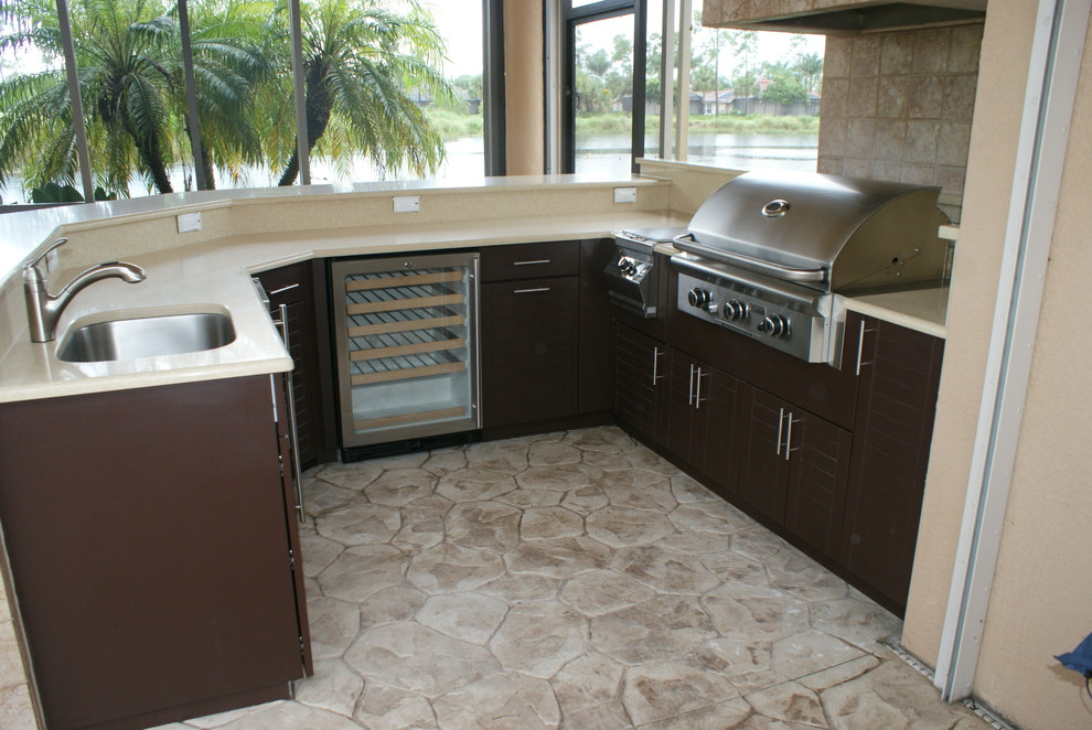 Outdoor Kitchen - Naples, Fl - Modern - Patio - Miami - by Outdoor ...