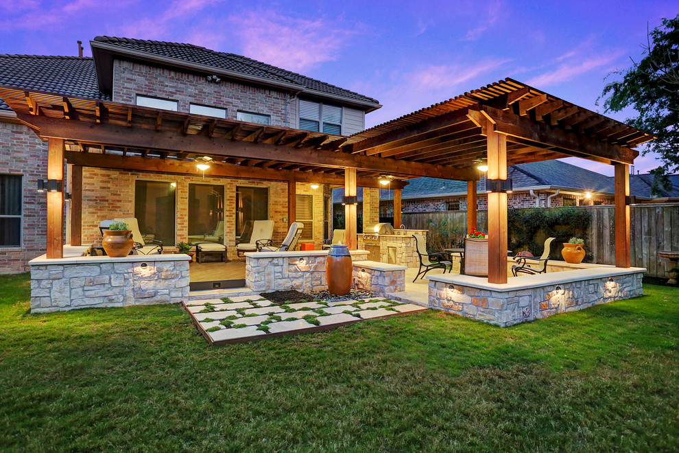 Outdoor Kitchen - Texas - Transitional - Patio - Houston - by Fire ...