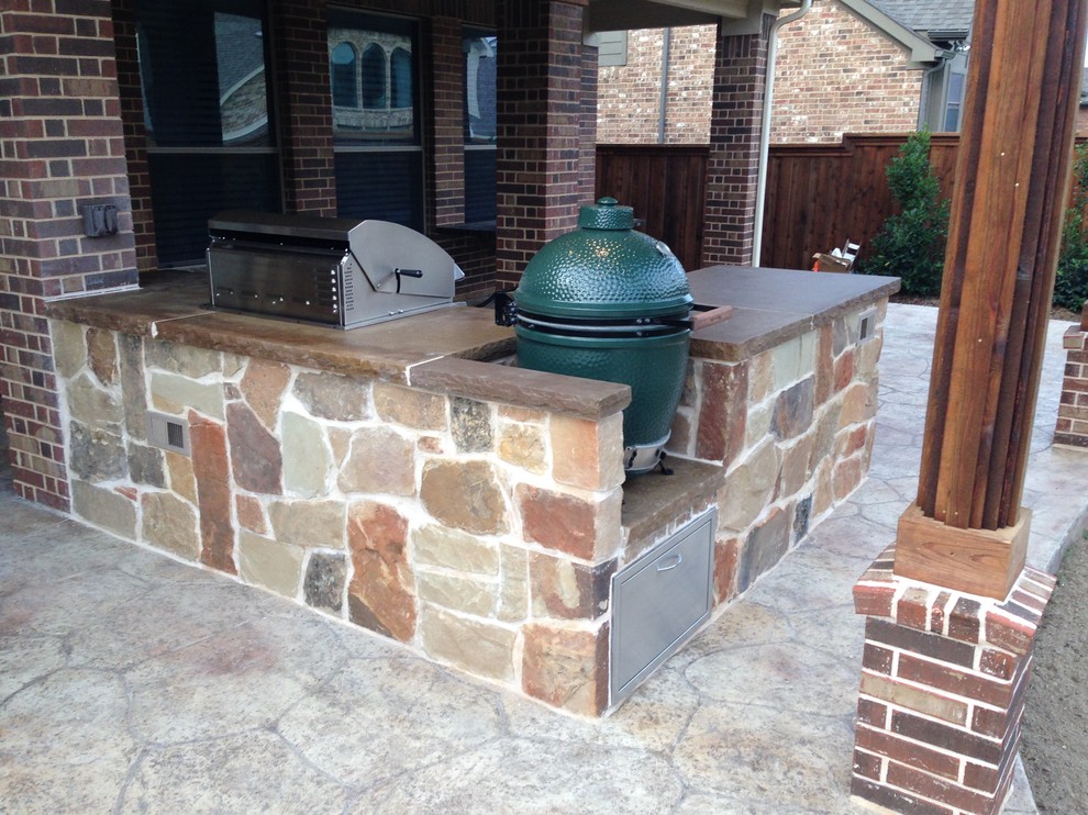 Outdoor Kitchen - Rustic - Patio - Dallas - by Urban Oasis Outdoor ...