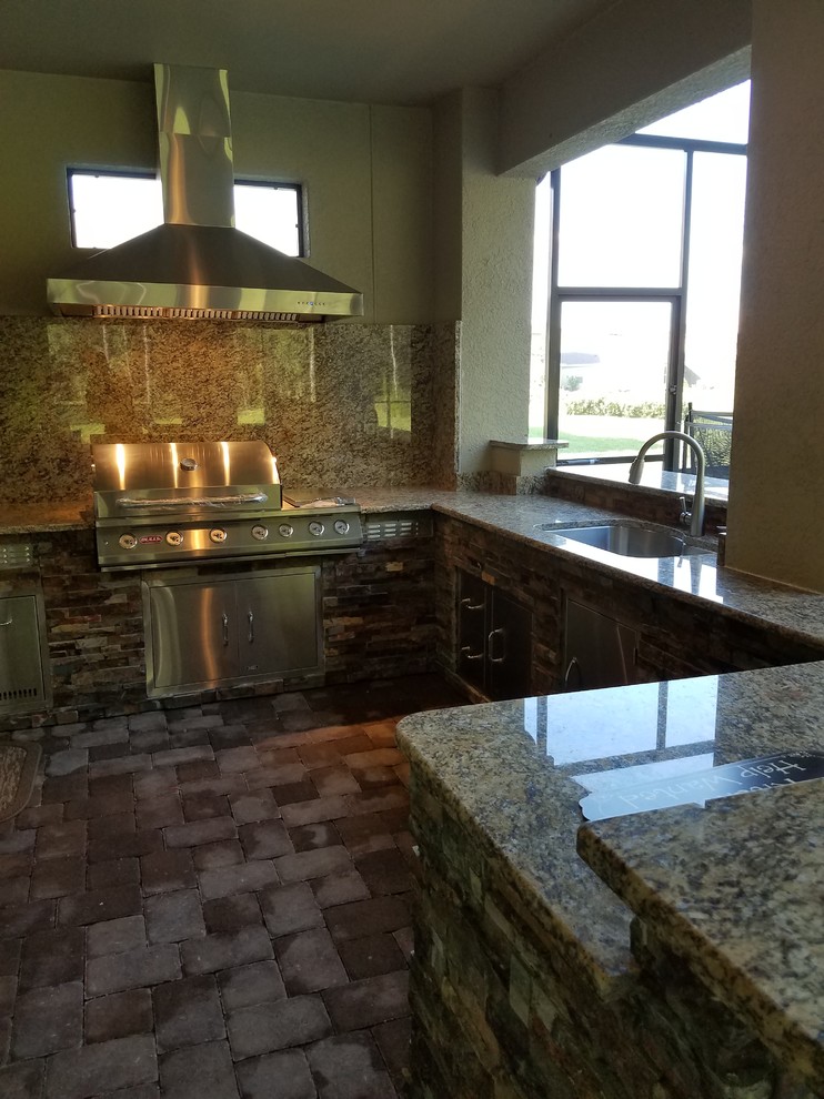 Outdoor Kitchen Wesley Chapel Transitional Patio Tampa by Stone