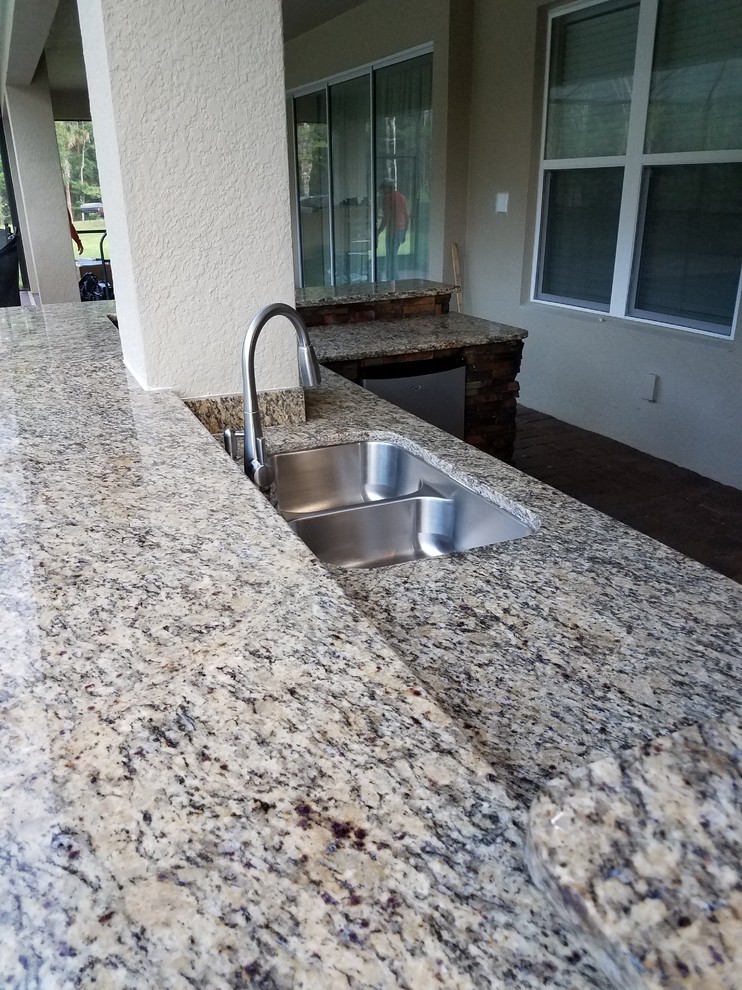 Outdoor Kitchen Wesley Chapel Rustic Patio Tampa by Stone