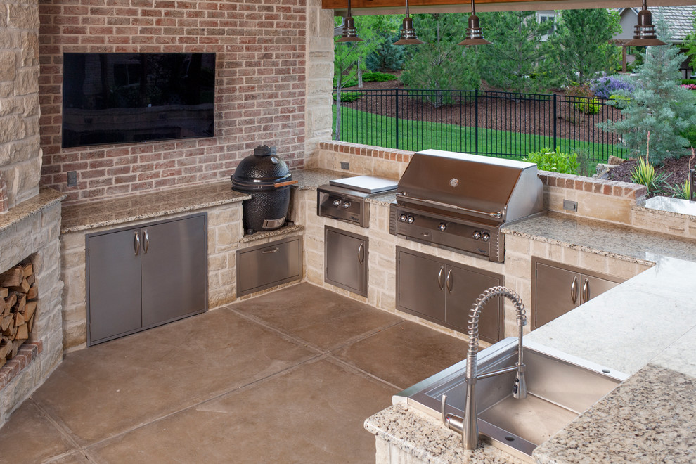 Outdoor Kitchen, Wichita, KS. Traditional Patio Wichita by All
