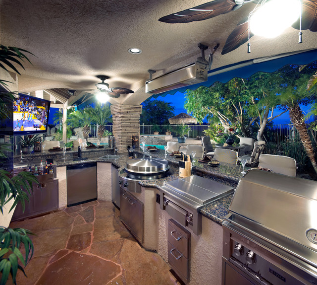 outdoor kitchen propane cooktop