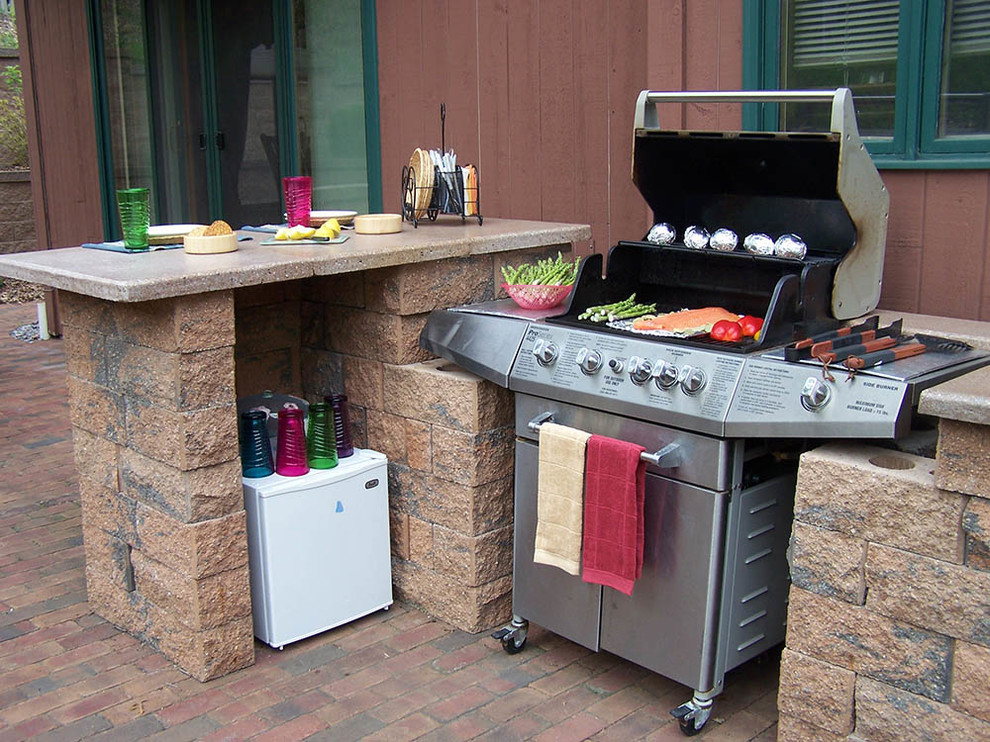 Outdoor Kitchens And Bbq Surrounds, How To Build A Grill Surround Using Wall Block