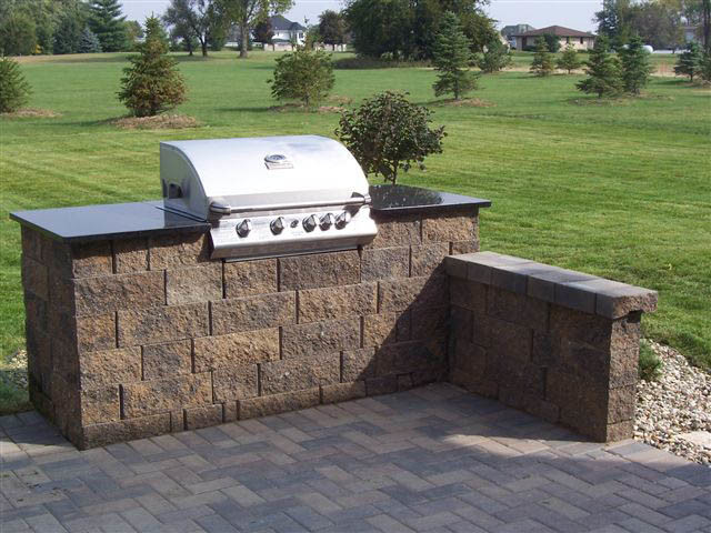 Outdoor Kitchens And Bbq Surrounds Traditional Patio Minneapolis By Allan Block Retaining Wall Systems Houzz Ie Outdoor Kitchens And Bbq Surrounds, How To Build Brick Grill Surround