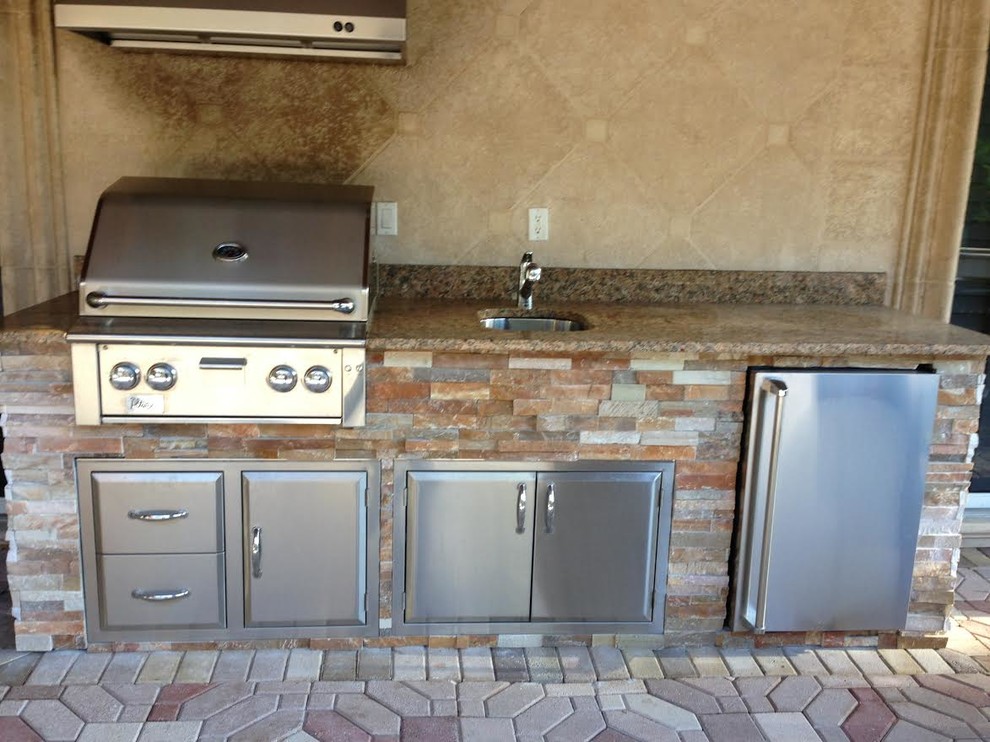 Outdoor Kitchens & Entertaining Areas Traditional Patio Miami