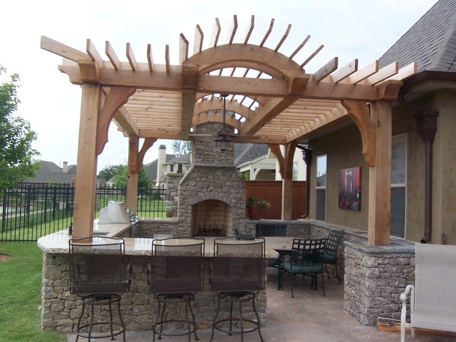 Outdoor Kitchens Transitional Patio Other by Jack Wills