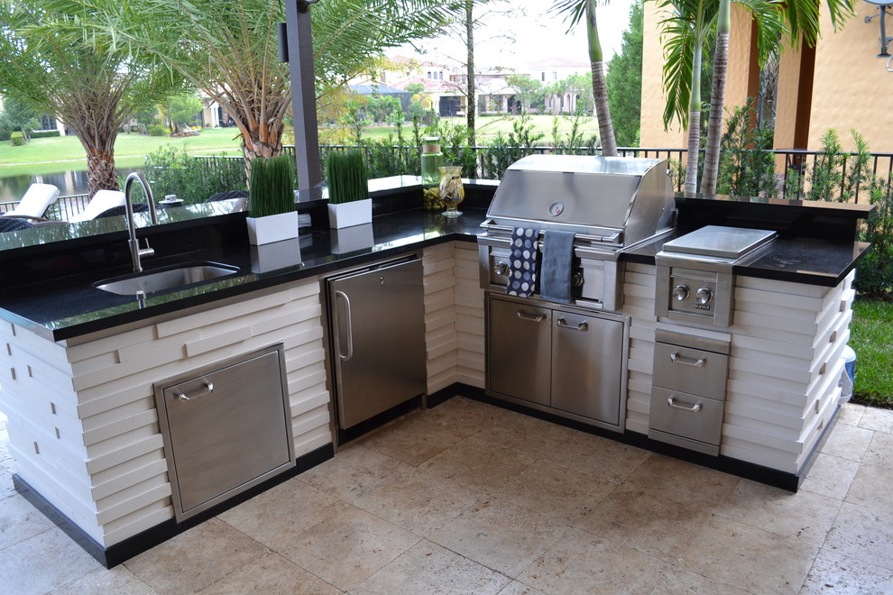Outdoor kitchens Traditional Patio Miami by Luxapatio Houzz
