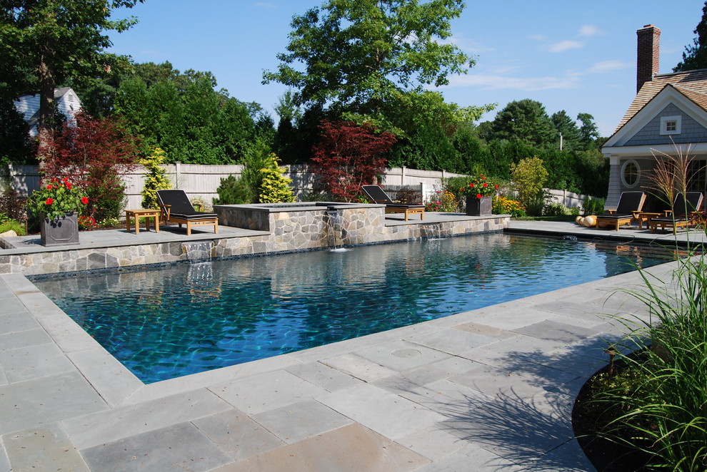 Inspiration for a timeless pool remodel in Boston