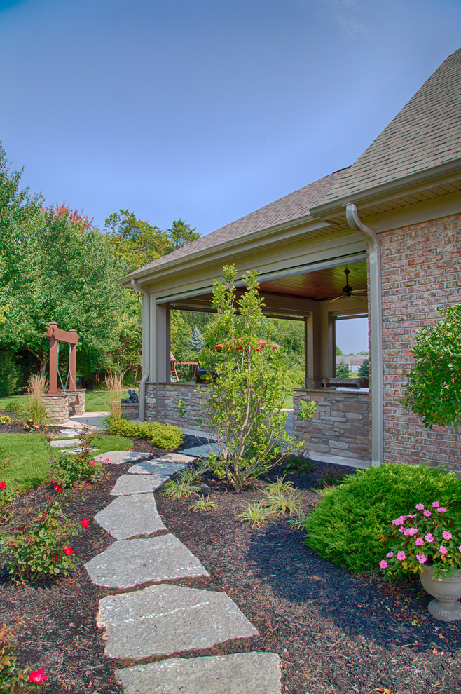 Outdoor Living in White Oak Transitional Patio Cincinnati by