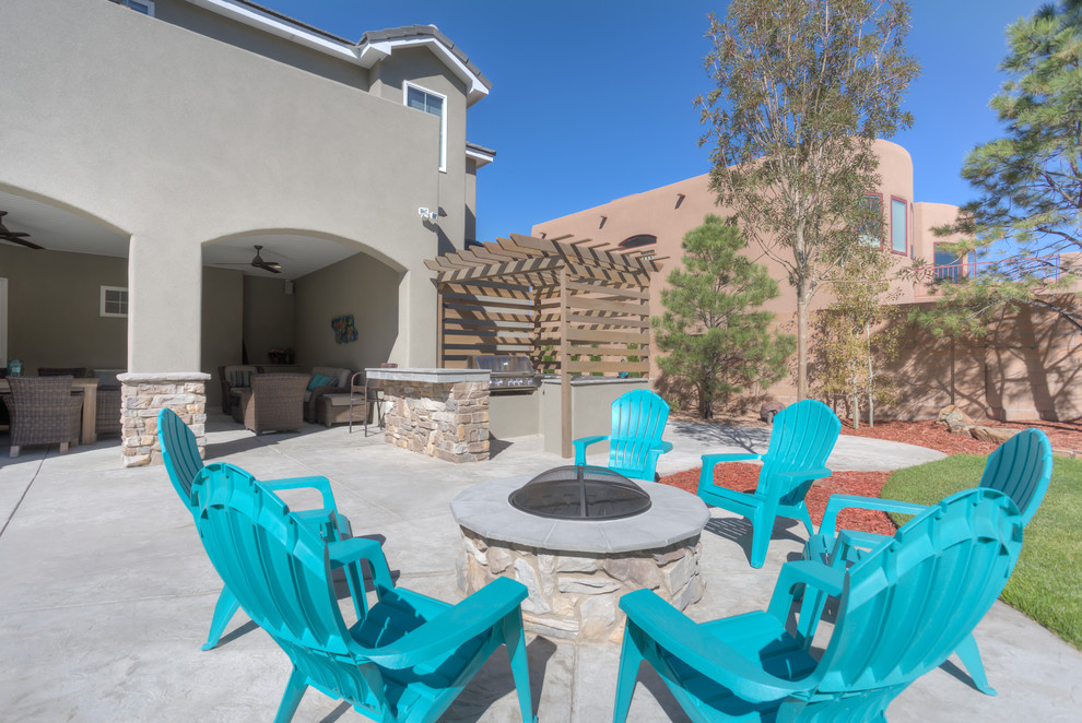 Outdoor Living Contemporary Patio Albuquerque by Mayhew Homes