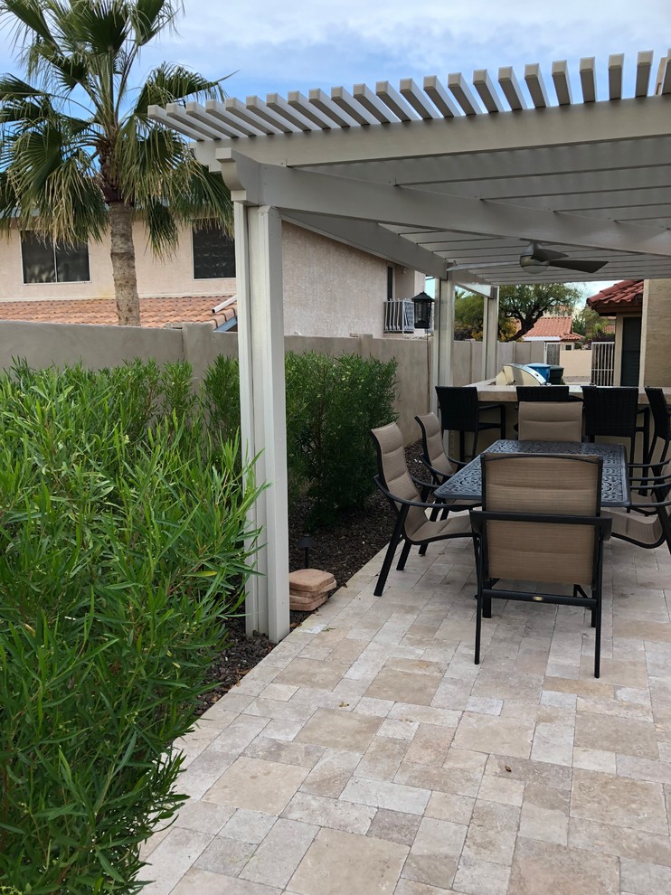 Outdoor Living Pergola Remodel Transitional Patio Phoenix by