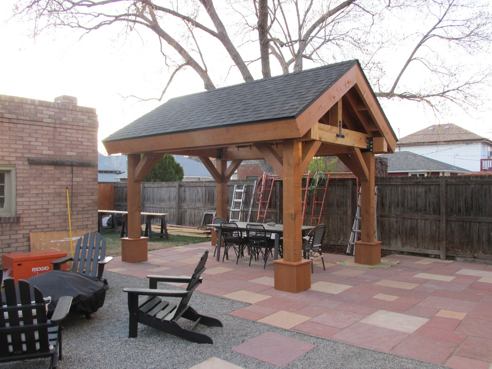 Outdoor living space / Patio Cover / Pergola / Cedar post and beam