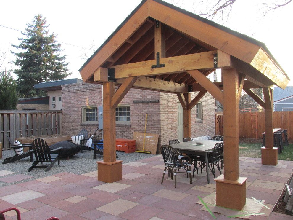 Outdoor living space / Patio Cover / Pergola / Cedar post and beam