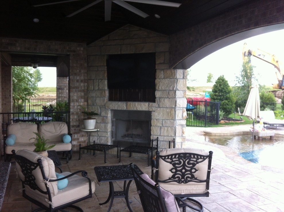 Outdoor Living Spaces Southwestern Patio Houston by Houston
