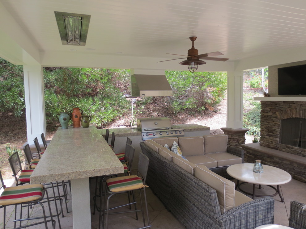 Outdoor Luxury Patio Anaheim Hills, CA Traditional Patio Orange