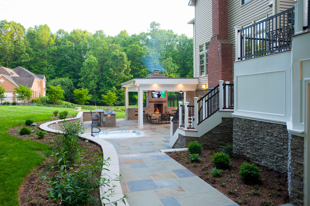 Outdoor Makeover in Fairfax County - Traditional - Patio - DC Metro