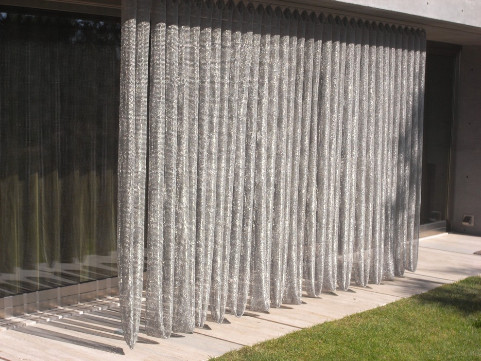 Outdoor Mesh Curtains Contemporary, Mesh Curtains For Patio