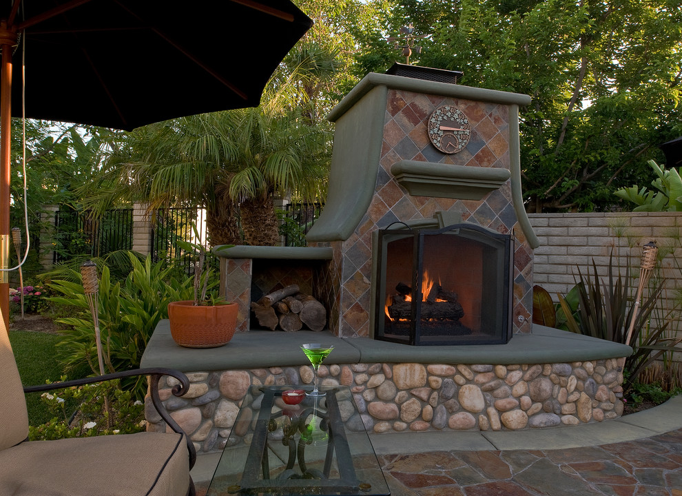 Inspiration for a world-inspired patio in Orange County.
