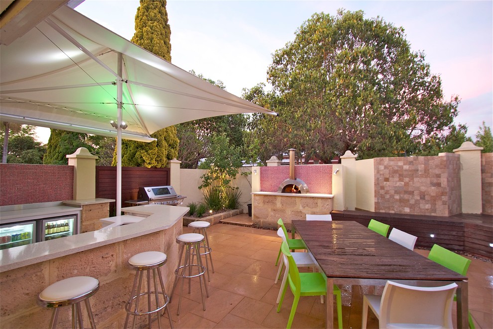 Example of a trendy patio design in Perth
