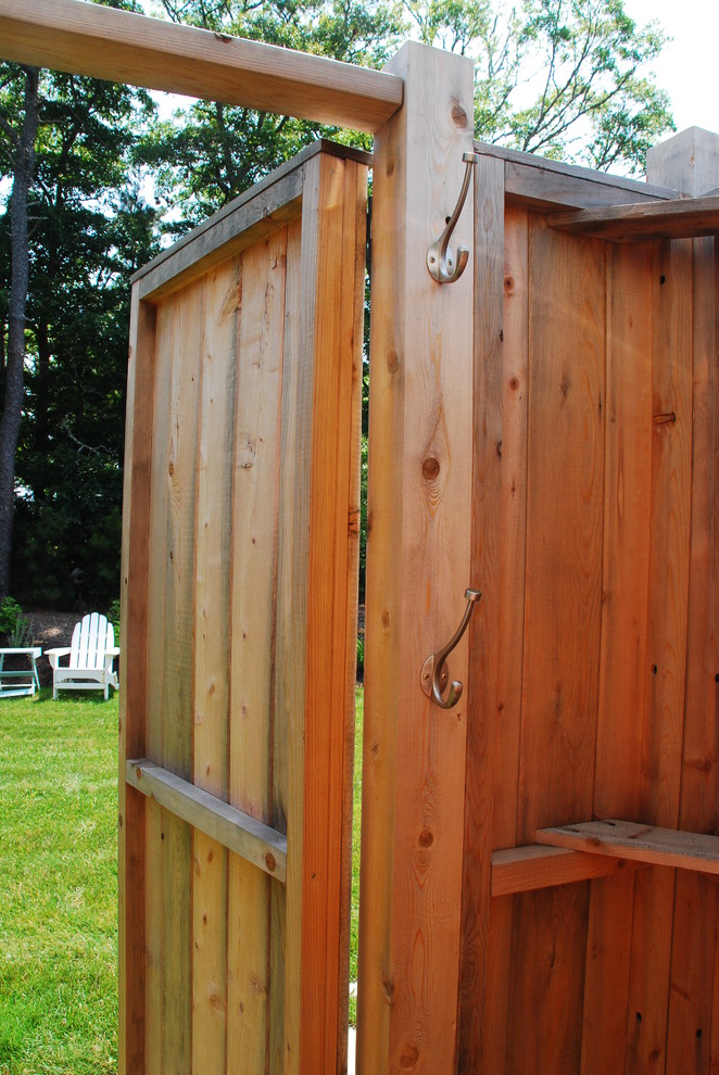 Outdoor Shower Kits Craftsman Patio Boston by Stonewood