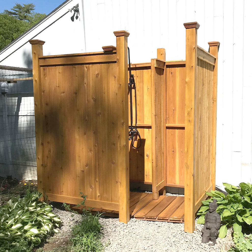 Outdoor Shower kits Craftsman Patio Boston by Stonewood