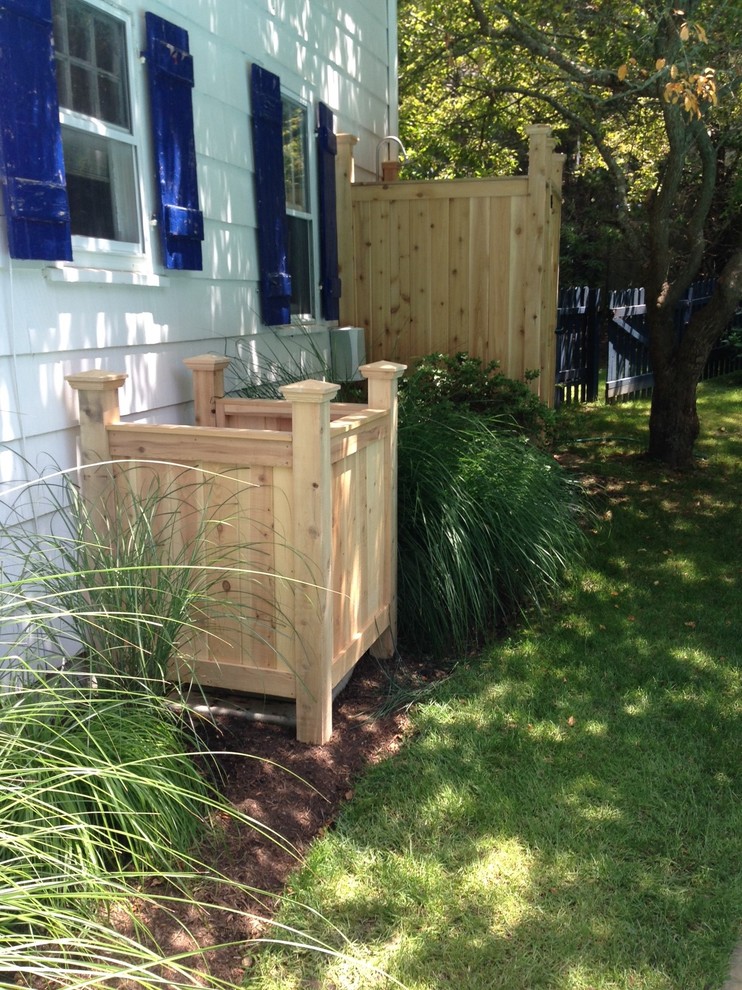 Outdoor Shower Kits Craftsman Patio Boston by Stonewood