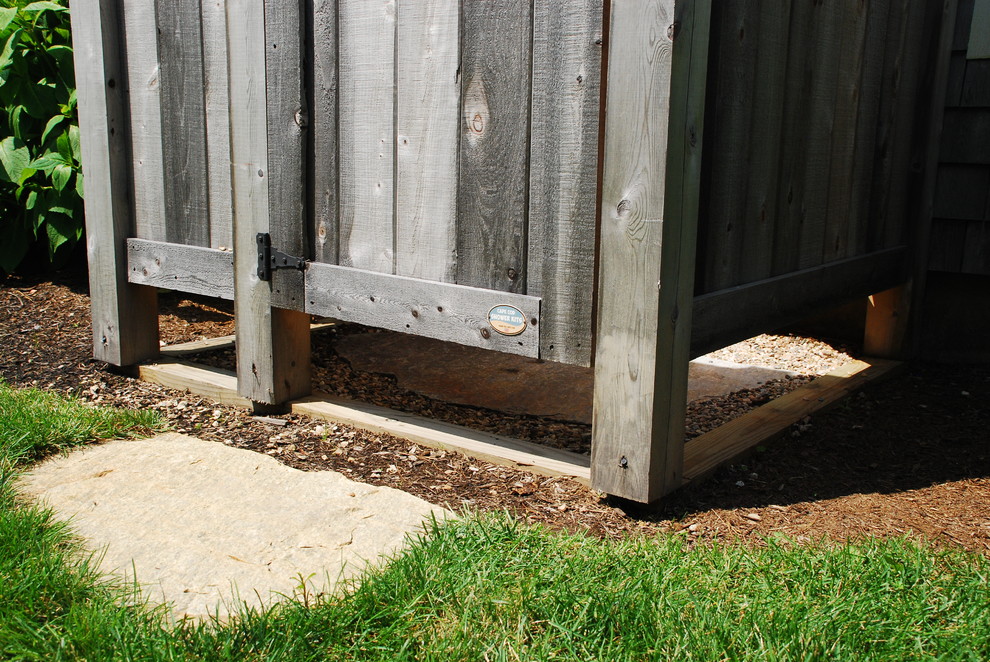 Outdoor Shower Kits Craftsman Patio Boston by Stonewood