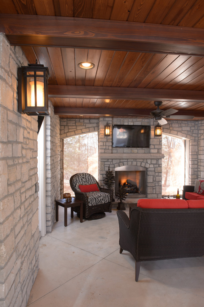 Outdoor Space Traditional Patio Kansas City by Kathleen Ramsey