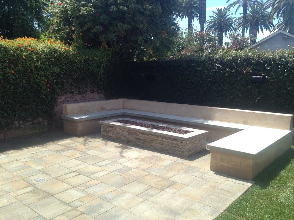 Outdoor Stone Fire Pits Traditional Patio Orange County by