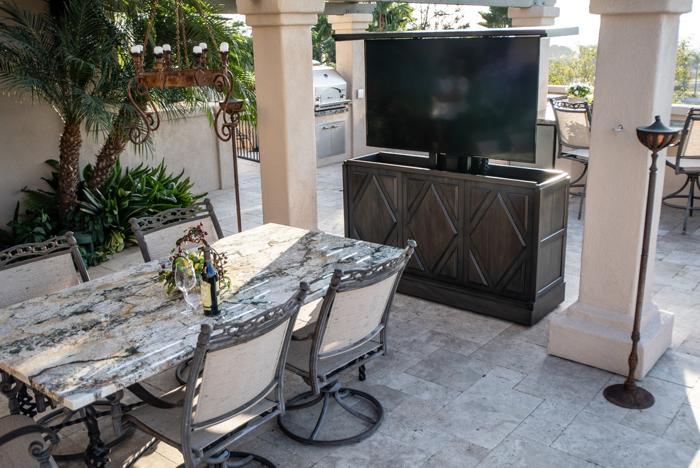 Outdoor Tv Lift Cabinet Furniture To Protect Watch Tv Everywhere In Backyard Transitional Patio San Diego By Tv Lift Cabinet By Cabinet Tronix